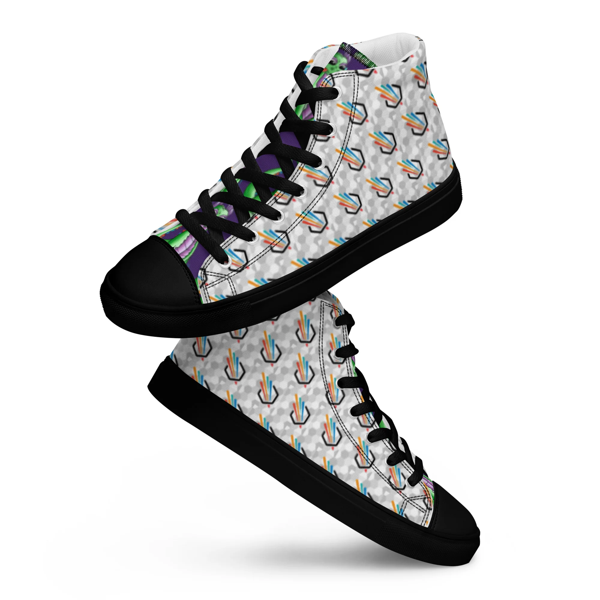 Numakers & Printzy - Special Edition High Top Canvas Shoes